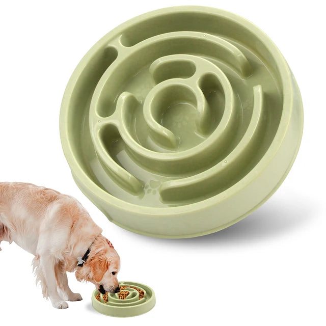 Anti-Gulping Slow Feeder Dog Bowl – Fun, Non-Slip, Eco-Friendly Feeding Dish for Small, Medium, and Large Dogs